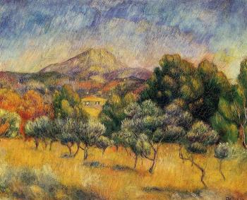 皮埃爾 奧古斯特 雷諾阿 Mont Sainte-Victoire 皮埃爾 奧古斯特 雷諾阿 Mont Sainte-Victoire